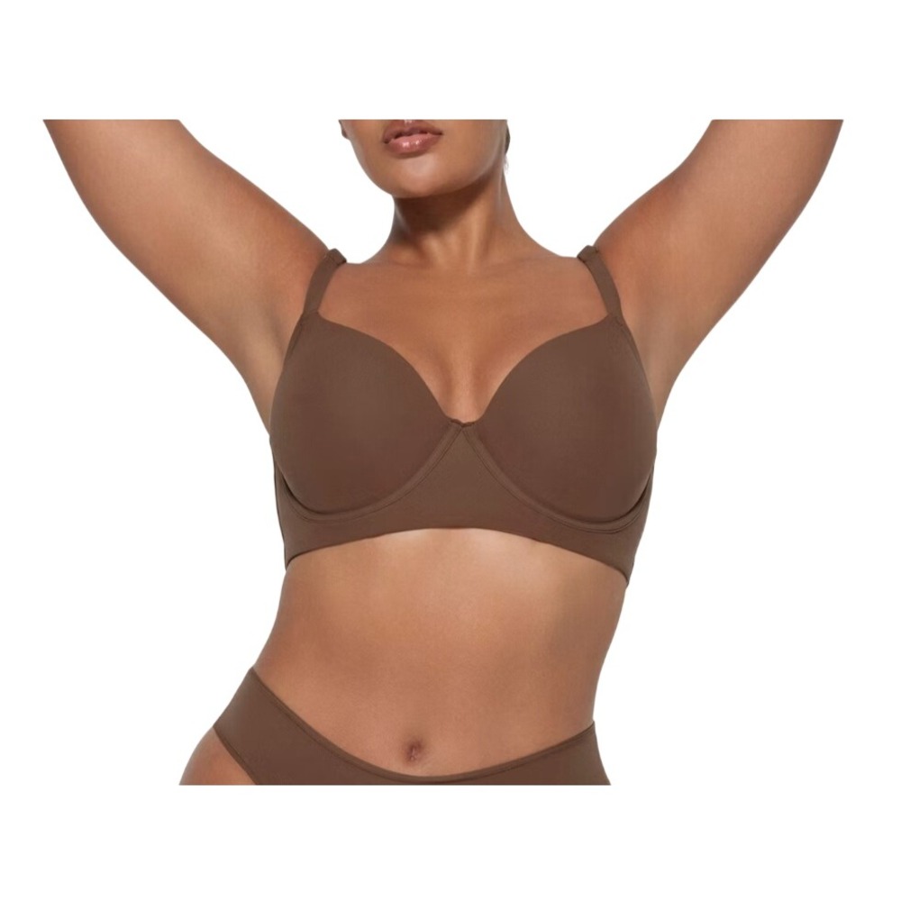 Skims Everybody Full Coverage Back Smoother Bra Cocoa FL-TSH-10131W 40D - Picture 2 of 5